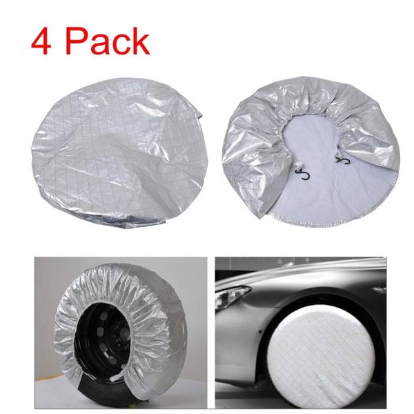 

4pcs 27inch wheel tire covers case car tires storage bag vehicle wheel protector for rv truck car camper trailer styling