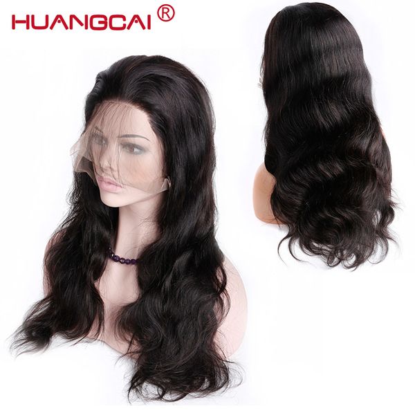 

360 lace frontal wigs pre plucked 150% density brazilian body wave human hair wig with baby hair natural hair remy lace wigs, Black