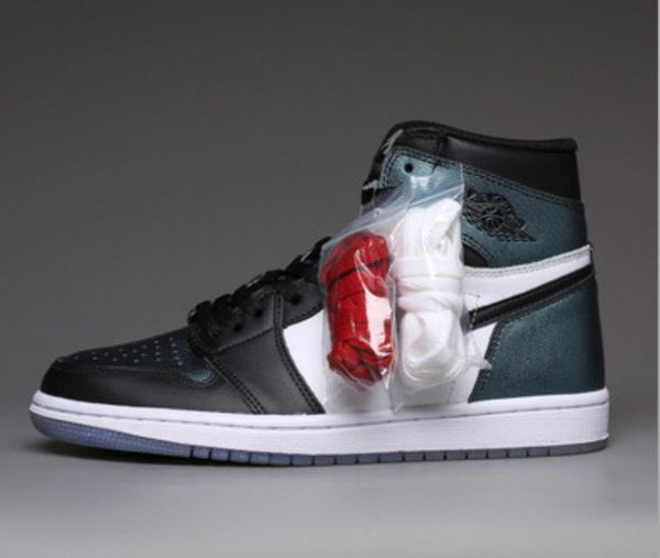 

2020 men and women athletic 1 sneakers boys girls casual shoes banned 1s weaving sneaker youth kids sports shoes, Black