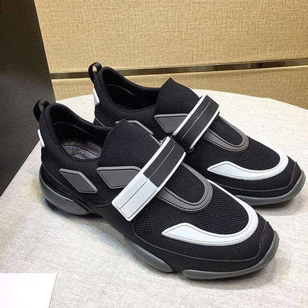 

cloudbust sneakers men 's shoes sale with origin box autumn and winter soft footwears low hook &loop casual men shoes, Black