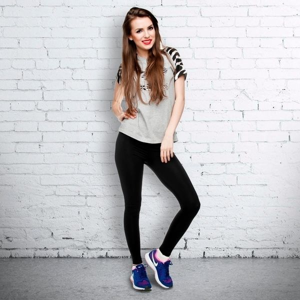 

women fashion clothes legging black color solid ladies casual leggins slim high waist leggings woman skinny pants