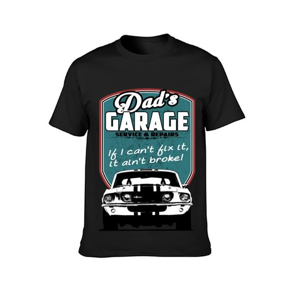 

dads гараж с 68 mustang t shirt стандартный графический over размер s-5xl дизайнер здание досуг хлопок весна рубашка, White;black