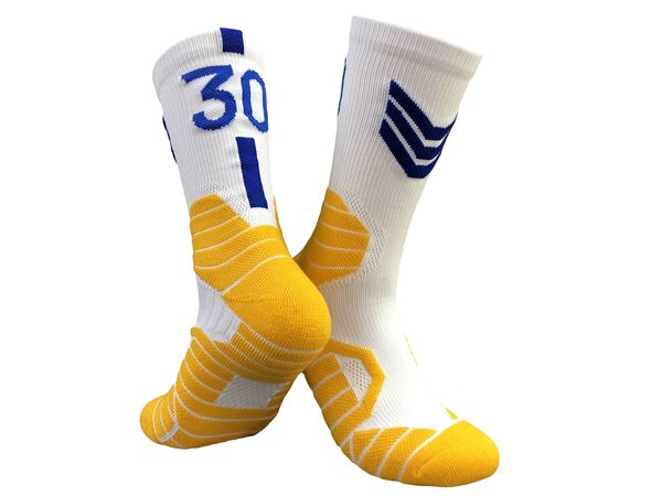 

professional player number basketball socks non-slip durable skateboard towel bottom sports socks men's mid-tube elite socks, Black