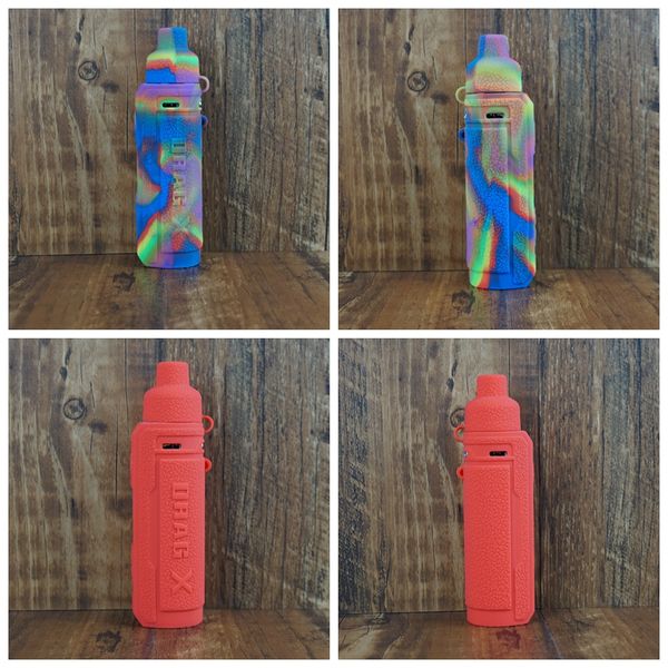 

DRAG X Silicone Cases Silicon Skin Cover Bag Rubber Sleeve Protective Covers Skin For VOOPOO Drag X Box Mod Pod Kit DHL