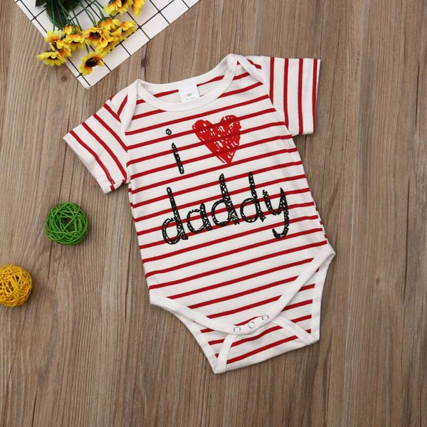 

новорожденный baby boy одежда для девочек полосатый letter pattern костюм romper хлопка тела комбинезон эпикировка, Blue