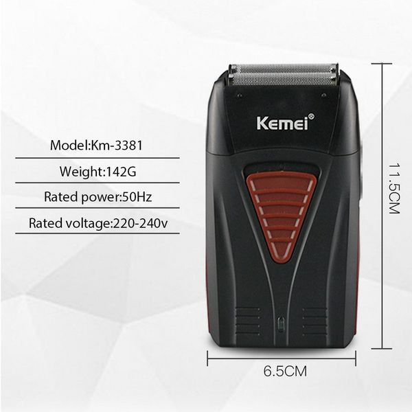 

us bureau of new products km 3381 fully washable bald for hair clipper double layer reciprocating planing shall shaver hairclippersshop cthd