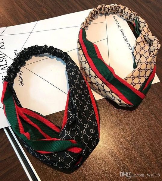 

great quality headband wild elastic hair bands cross headband exquisite women silk headband special offer, Pink