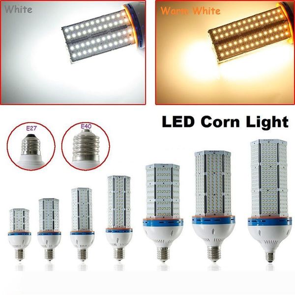 

super bright led кукуруза лампа e40 60w 80w 100w 120w led corn light 360 угол smd2835 светодиодная лампа освещения ac 100-300v