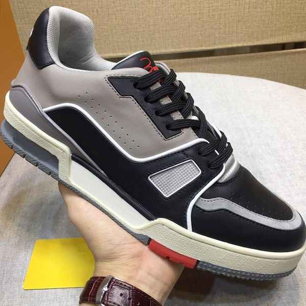 

trainer sneaker mens shoes sale sports luxury lightweight footwears fashion sneakers flats platforms plus size lace -up casual men shoes, Black