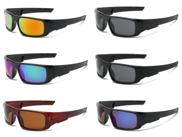 

6 colors factory price selling men glasses crankshaft sport sunglasses acetate uv400 goggle glasses for woman, White;black