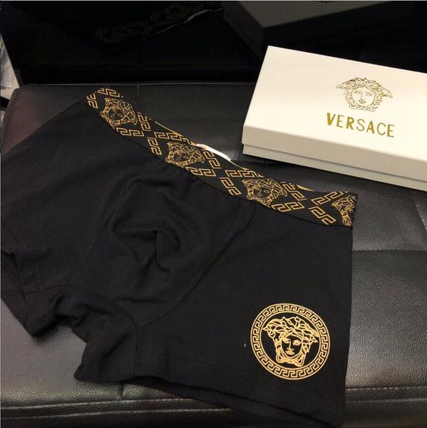 

dssw cotton breathable boxer shorts underpants tight waist underpants mens boxers designer boxers mens underwears designer brand luxury ba, Black;white