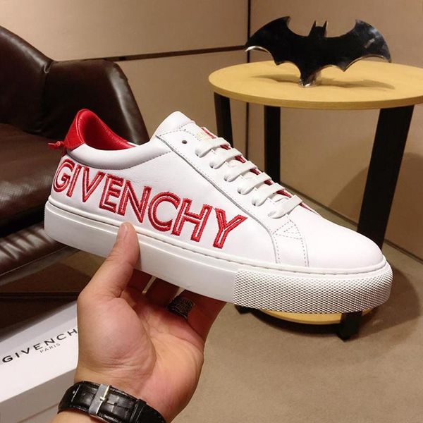 

fashion classic reverse sneakers in leather mens shoes comfortable vintage footwears lace -up low men shoes herren luxus marken schuhe, Black