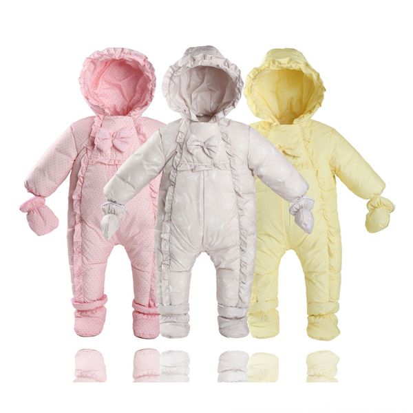 

new baby one-piece down jacket baby newborn children's one-piece down jacket clothes body clothes body clothesthickened hayi, Blue;gray