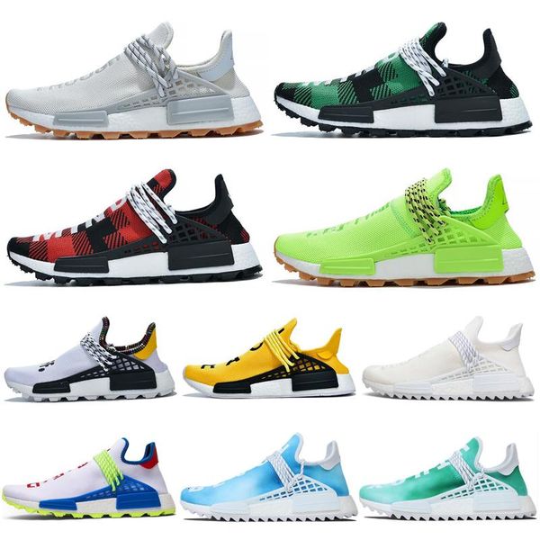 

human race hu trail pw running shoes pharrell williams digijack pack bbc cream nerd know soul women mens trainers sports sneakers 36-47