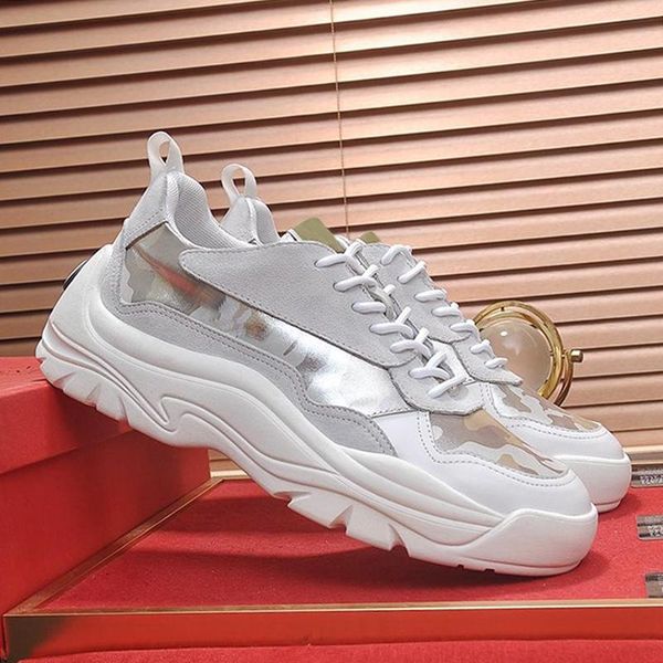 

casual mens shoes chaussures pour hommes luxury comfortable 2021 fashion sports shoes gumboy calfskin sneaker men shoes leather big size, Black