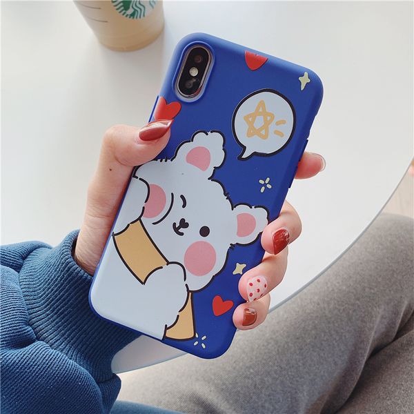 

1pcs new arrivals fashion design phone case for iphone xs max xr x 8 7 6s plus soft tpu iphone cases