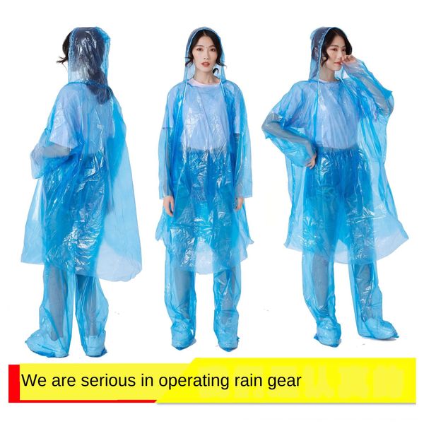 

jm12a y807 new material pe disposable protective rainwater split pants fully enclosed protection y807 new material pe disposable raincoat pr, Red;brown