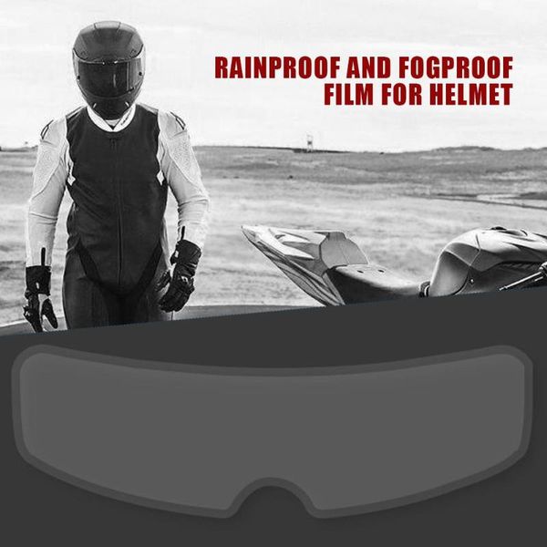 

helmet rainproof and fog-proof patch motorcycle universal type helmet anti-rain anti-fog film electric car half-helmet anti-fog