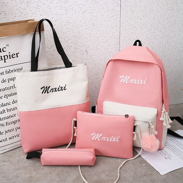 

fashion lady all-match simple child and mother student bag large capacity travel backpack female backpack