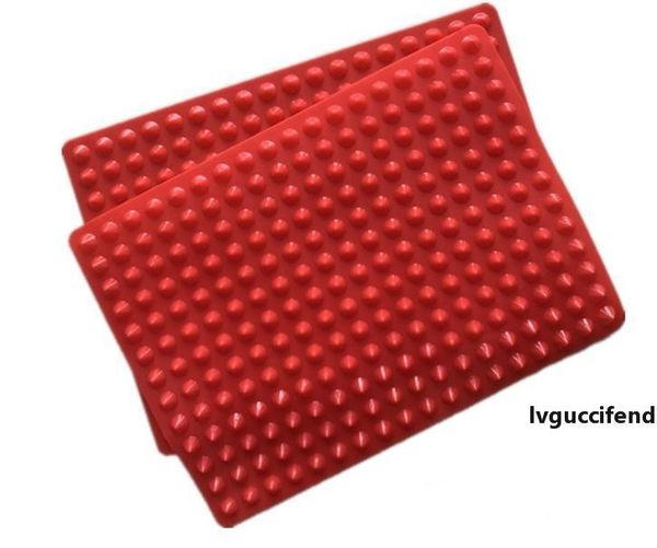 

hipping to your doorstep thickened pyramid barbecue mat microwave oven baking tray high temperature silicone baking mat