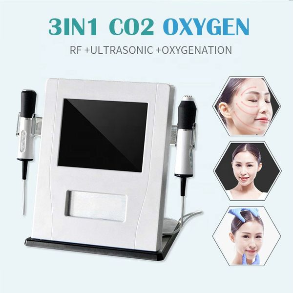 

2020 co2 nano-bubbles technology oxygen facial machine rf skin face lifting tightening portable p rejuvenation mesotherapy device ce