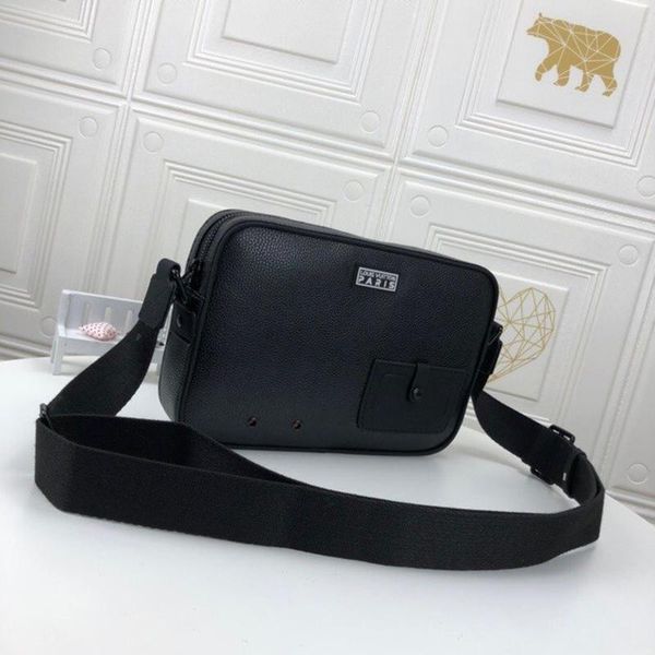 

fast delivery drop ship mens bag crossbody bags classic designer style messenger bags leather mens zipper shoulder bag bolsa de hombro