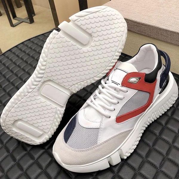 

veloce mid white trio mens shoes zapatos de hombre luxury lace -up casual breathable men shoes soft footwears drop ship, Black