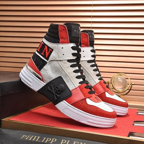 

luxury fashion men shoes sneakers with box phantom kick $hi -crystal fashion mens shoes boots herrenstiefel with box ankle boots foo, Black