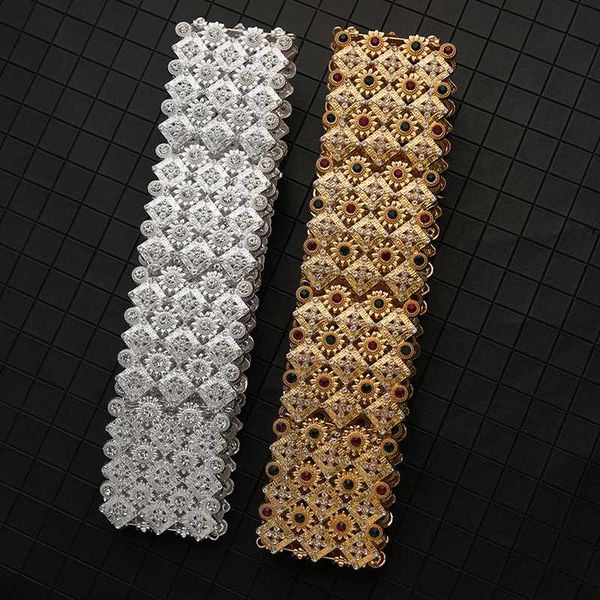 

full crystal morocco cafetan alloy belt luxury arabic belly chain women fashion bride wedding jewelry flower shape belt gift, Black;brown