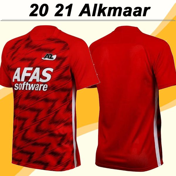 

20 21 az alkmaar mens soccer jerseys de wit stengs boadu evjen clasie home red football shirt short sleeve camisetas de futbol uniforms, Black;yellow