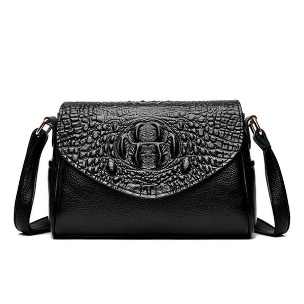 

crocodile pattern pu leather women's handbags luxury designer messenger bags for female shell bag ladies fashion bags bolsa