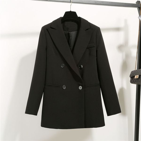 

spring 2020 new shopping mall with the same green slim trend suit jacket, Black