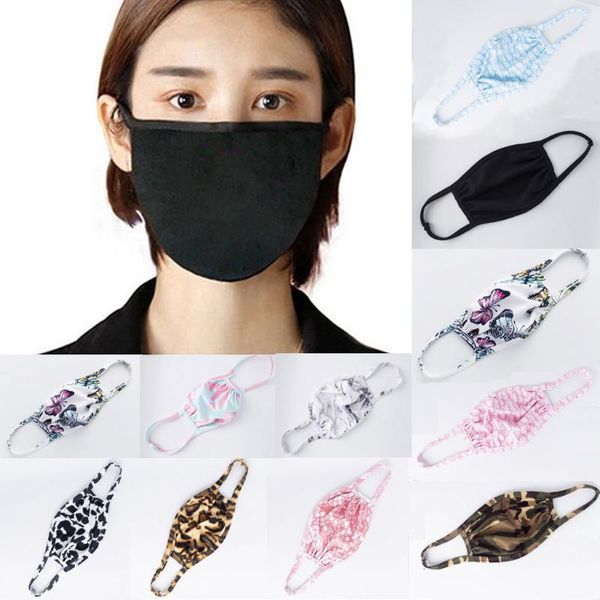 

print washable anti-dust earloop face safety pm2.5 outdoor gasket anti-ultraviolet breathable washable hiking scarves, Black