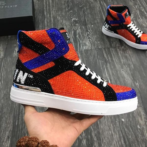 

новое прибытие мужская мода обувь кроссовки chaussures налить hommes роскошные деньги beast привет-top мужчины моды сапоги herrenstiefel пов, Black