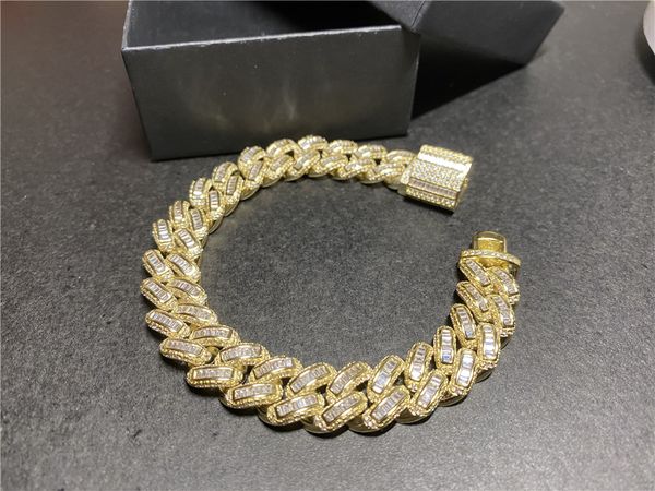 

fashion new design cuba necklace jewellery hiphop style mans diamonds chain, Black