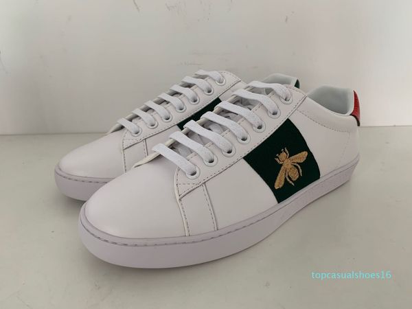 

новое прибытие моды mens женщины вскользь ася обувь дизайнер кроссовки дизайнер обувь лучшего качество из натуральной кожа bee вышитого боль, Black