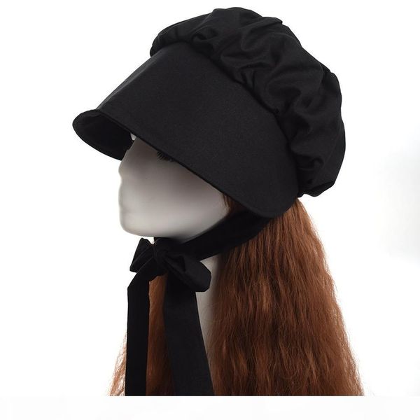 

e pioneer victorian sun hat vintage lady women bonnet with wide brim medieval hat 2 colors c19011401, Blue;gray