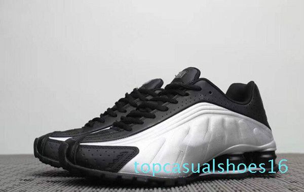 

2019 новый zapatos hombre shox мужчины повседневная обувь chaussures r4 nz мужские кроссовки дизайнер mans спорт trianers tn размеры eur40-4, Black