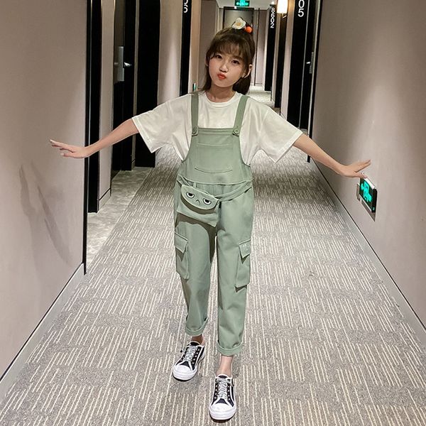 

пояса брюки f3t2d девушка большие и средних детских корейской стиля дети оснастка брюки потерять западную одежду стиль нэ маленькой девочки, Blue