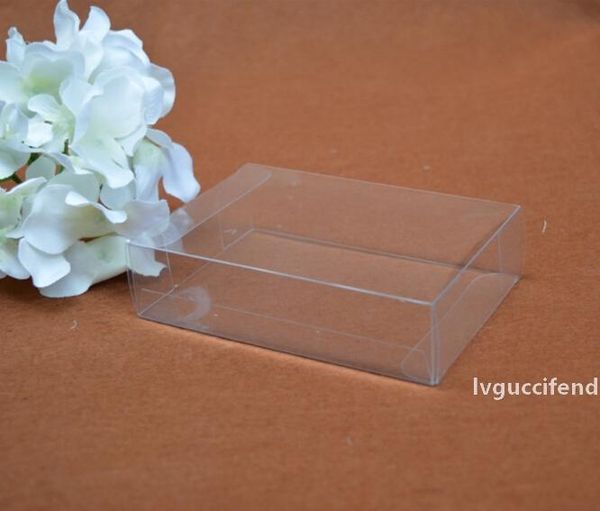

30pcs transparent plastic pvc boxes large clear wedding favor gift box small party candy boxes 3cm packaging box for toy display