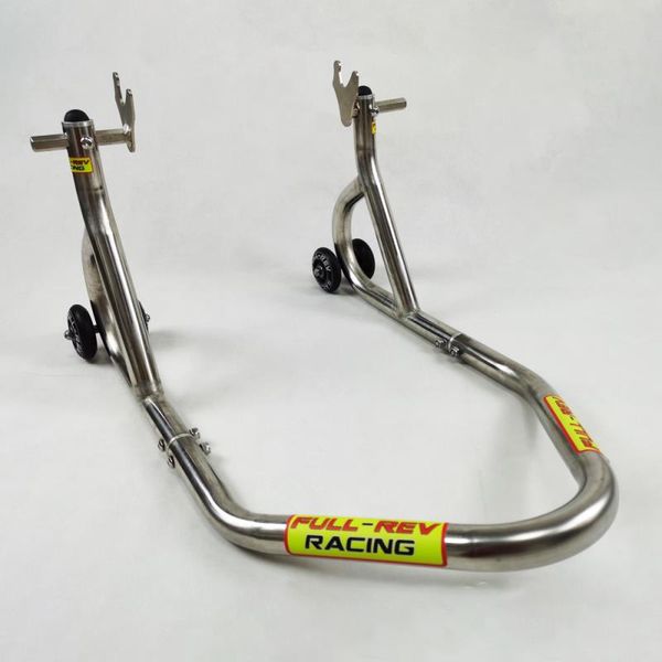 

full rev racing pro motorcycle paddock stand rear stainless steel