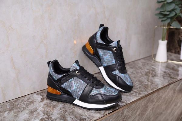 

2020k high-end leather ladies casual lace-up banquet shoes, fashionable wild thick bottom comfortable sports tide shoes, size: 35-41, Black