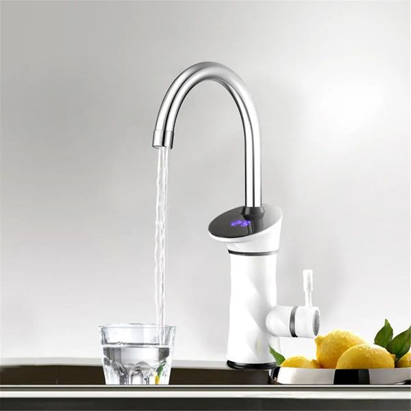 

3000w intelligent automatic instant electric water heating faucet kitchen water heater tap lcd display