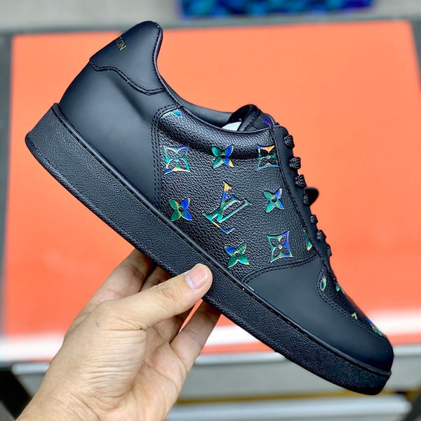 

2020 k2 fashion trend designer mens shoes breathable comfortable print flower flat outdoor shoes lace-up casual hiker shoes mens sneakers, Black