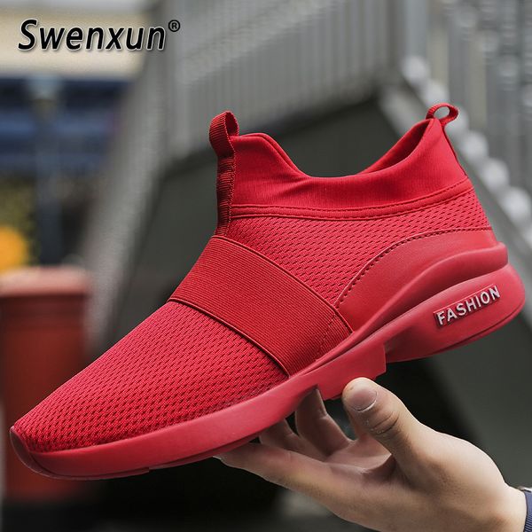 

men sneakers light weight white casual shoes classic lace up men walking shoes zapatillas de hombre size 35-46, Black