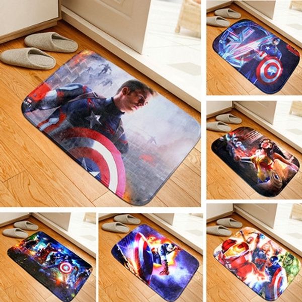 

4clye movie avengers film enemy classic flannel slow rebound floor anti-slip water-absorbing movie avengers film pad enemy pad classic flann