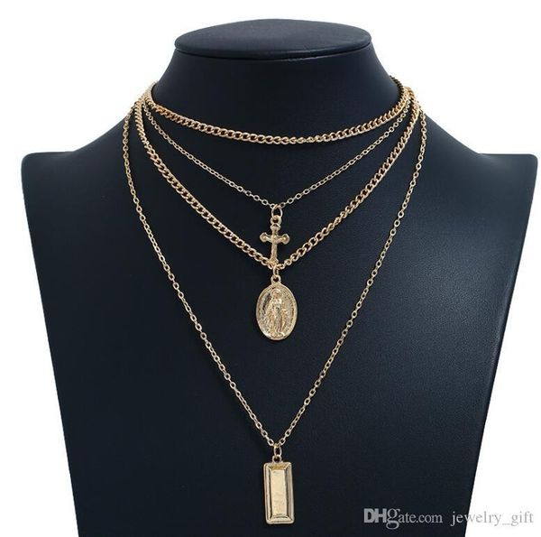 

2019 explosion models european and american cross-border jewelry vintage exaggerated personality european standard accessories alloy virgin, Gray