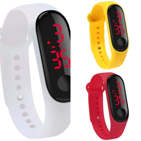 

xwksn fashion silica gel electron bracelet electronics casual waterproof personalized led bracelet all-match silicone electronic watch elect, Blue