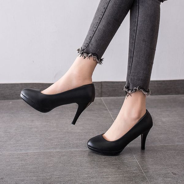 

la15test3 women's high heels sandals slippers banquet wedding shoes dress party shoes casual fisherman shoes flat sandals heels, Black