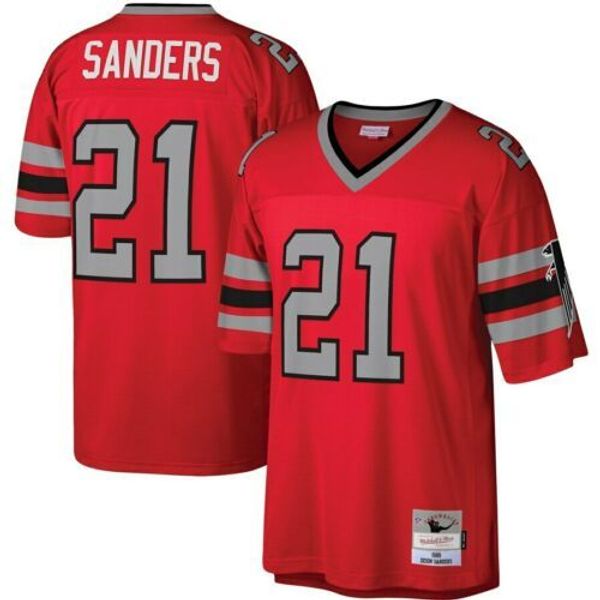 

deion sanders # 21 mitchell ness пенсионер джерси, Gray